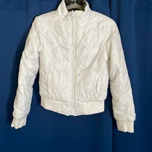 White puffer jacket size small
